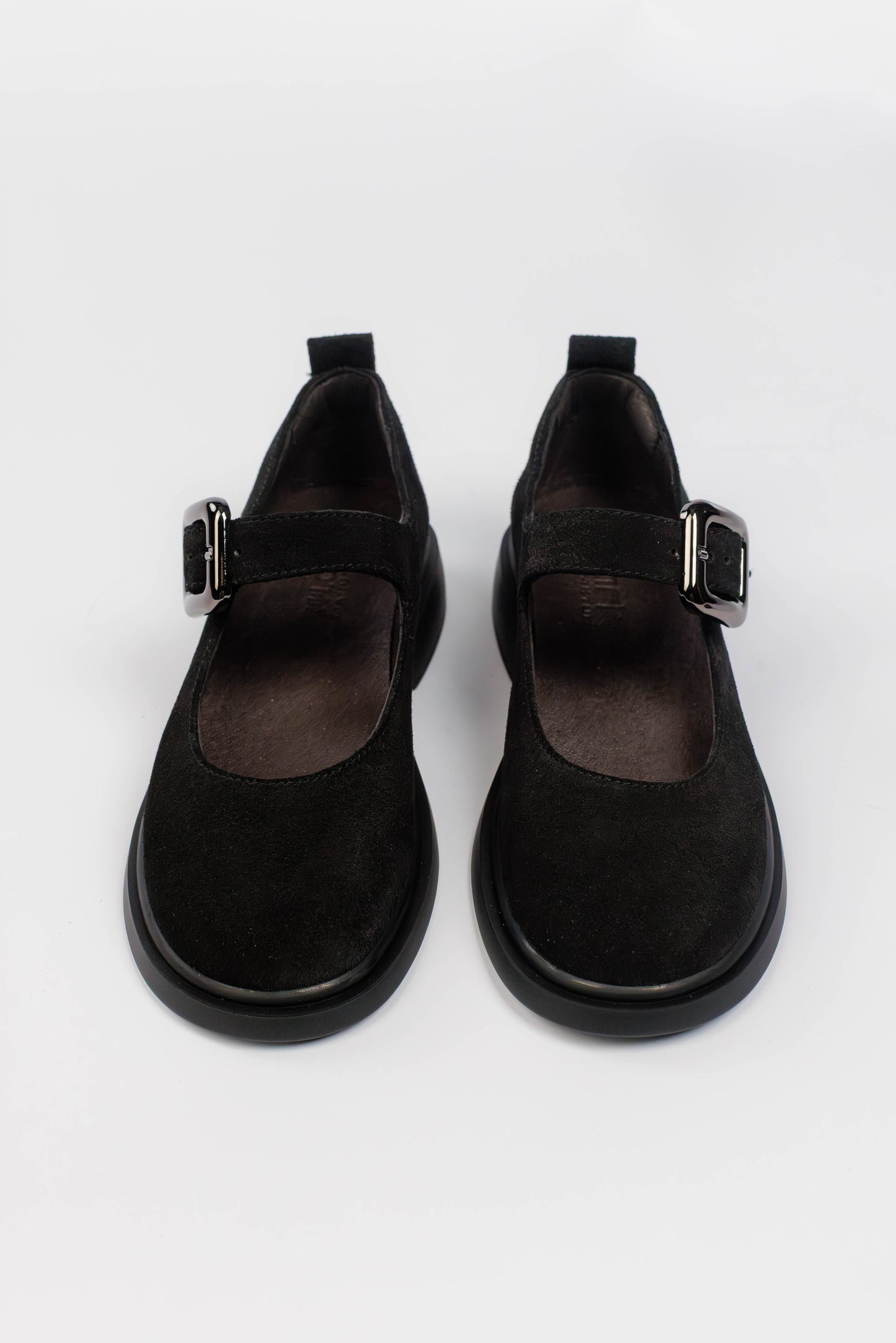 Pantofi 645 negru velur