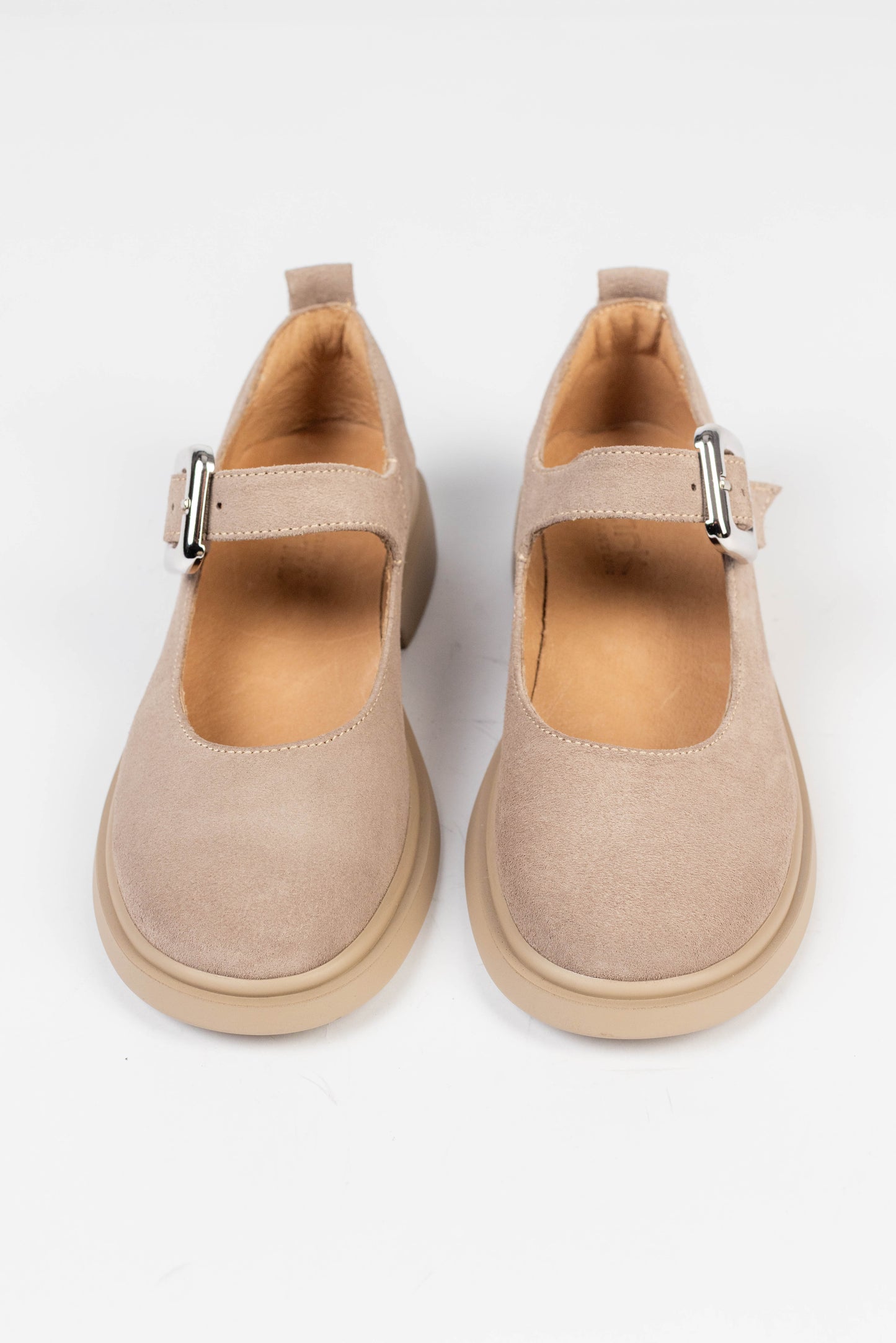 Pantofi 645 nisip velur