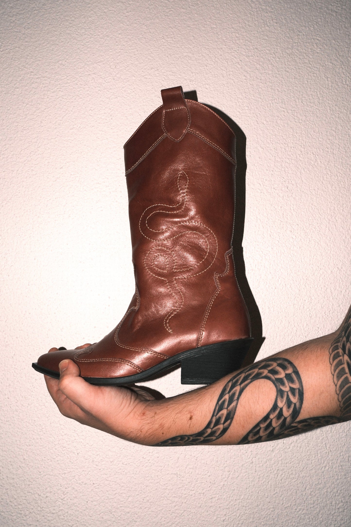 Cizme Cowboy 566 bordo