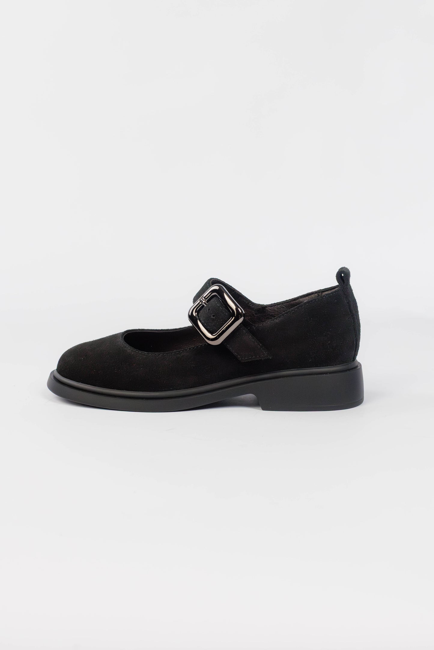 Pantofi 645 negru velur