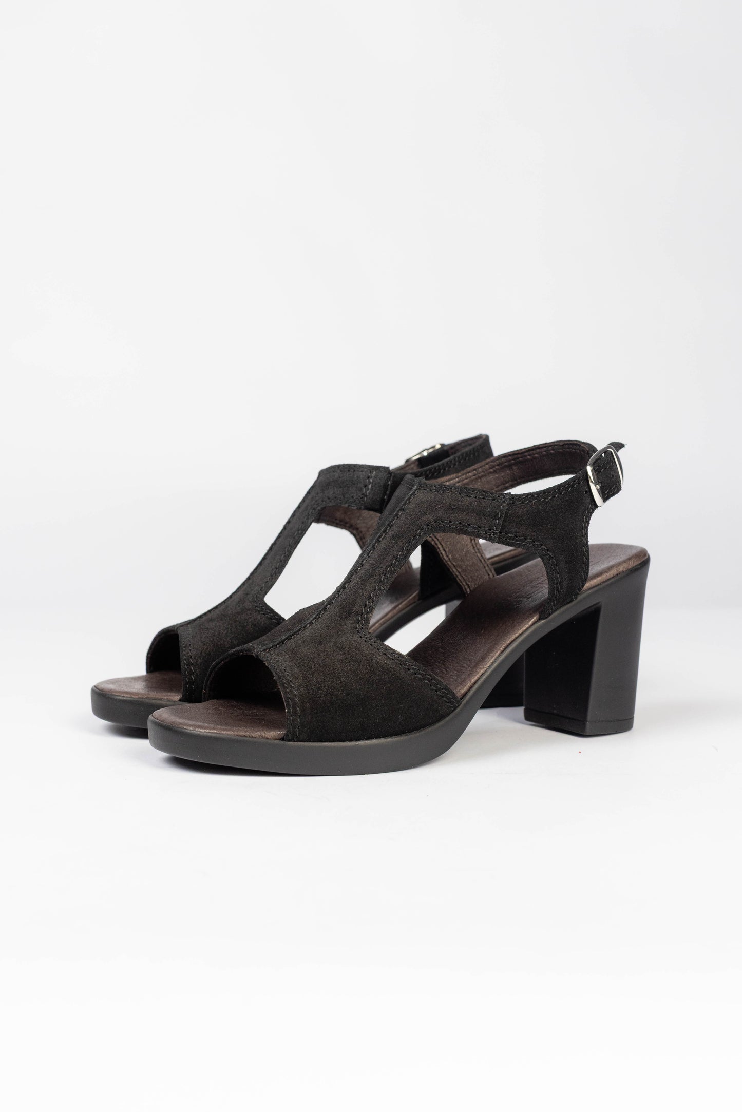 Sandale 041 negru velur