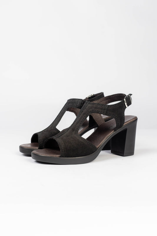 Sandale 041 negru velur