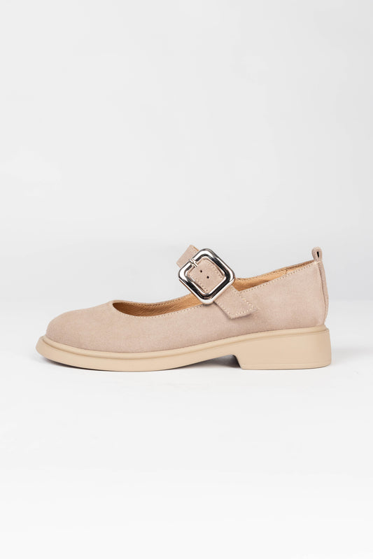 Pantofi 645 nisip velur