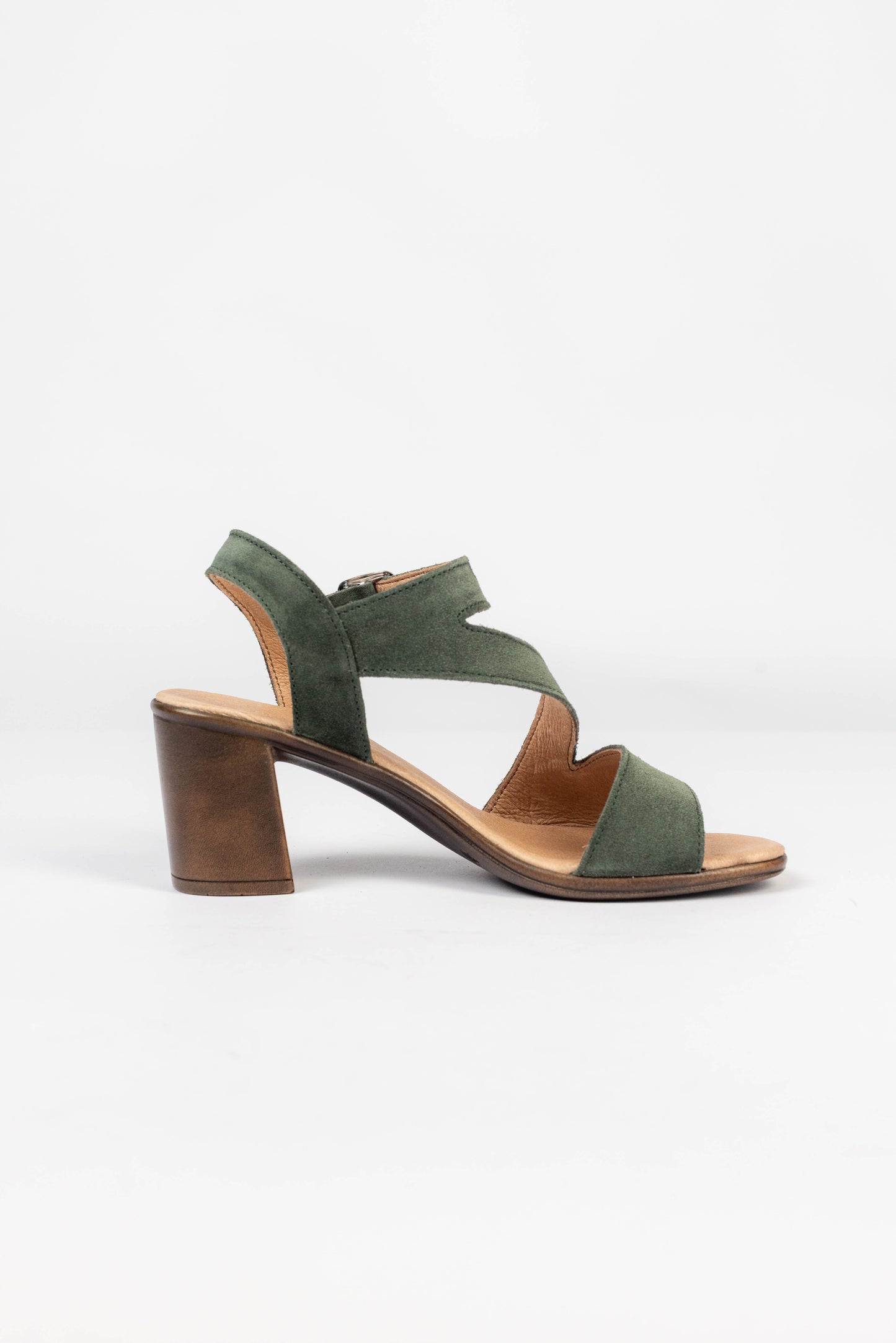 Sandale 042 verde velur
