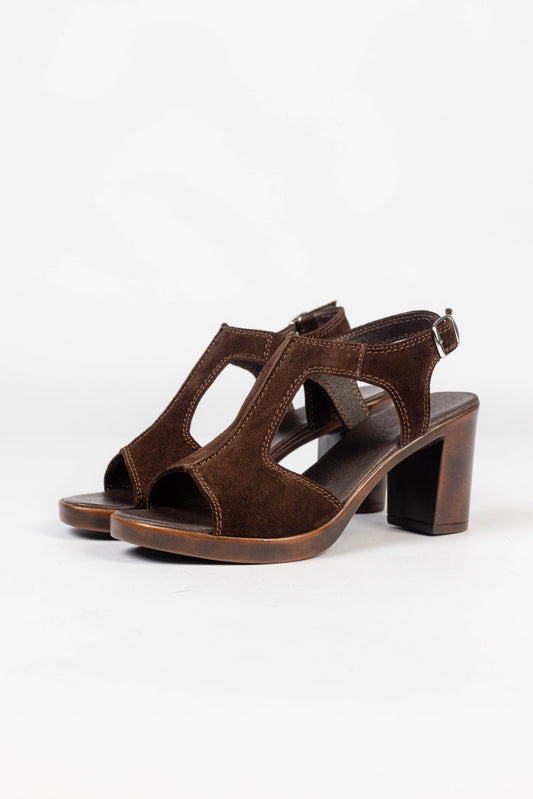 Sandale 041 maro velur