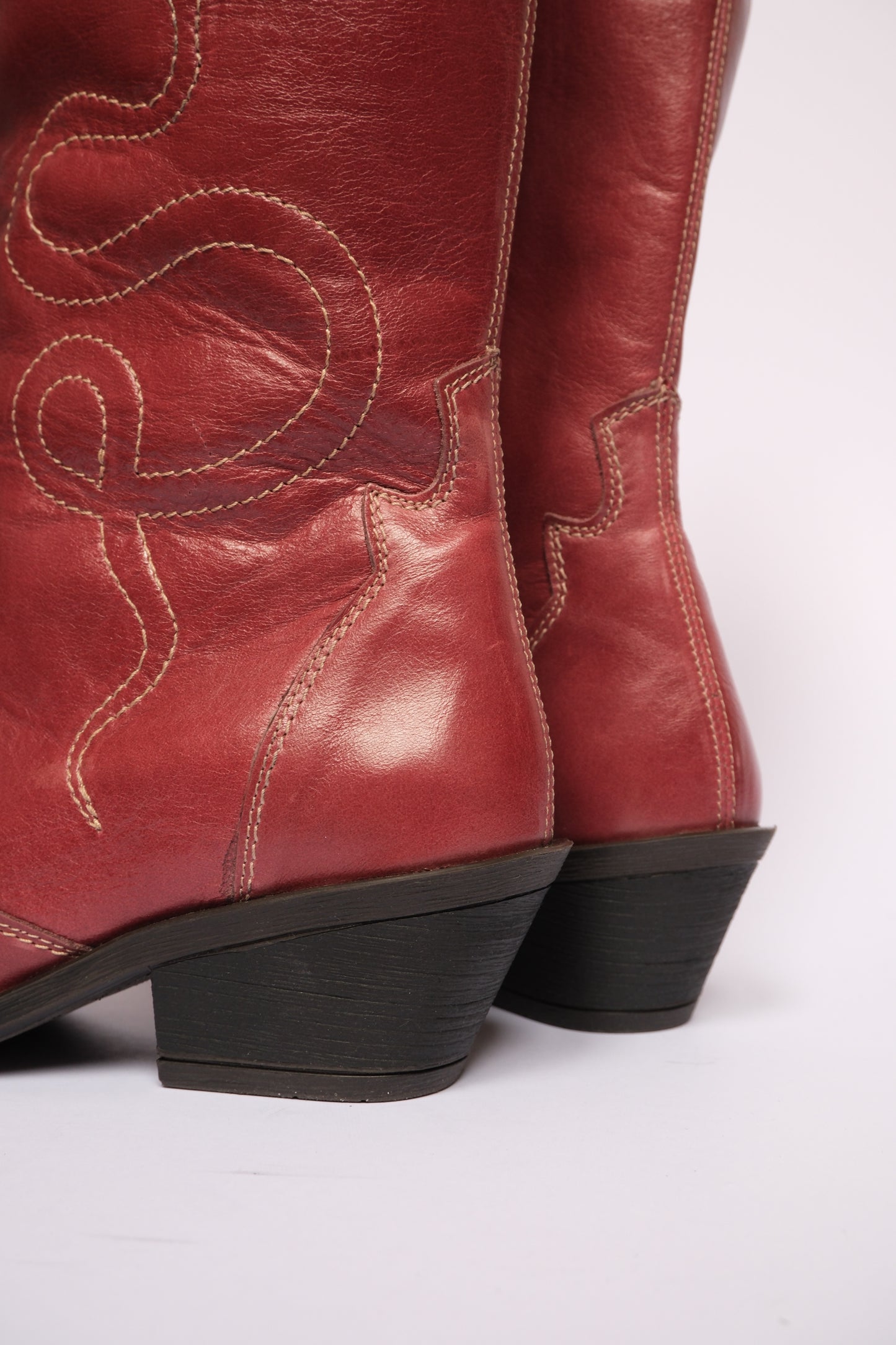 Cizme Cowboy 566 bordo