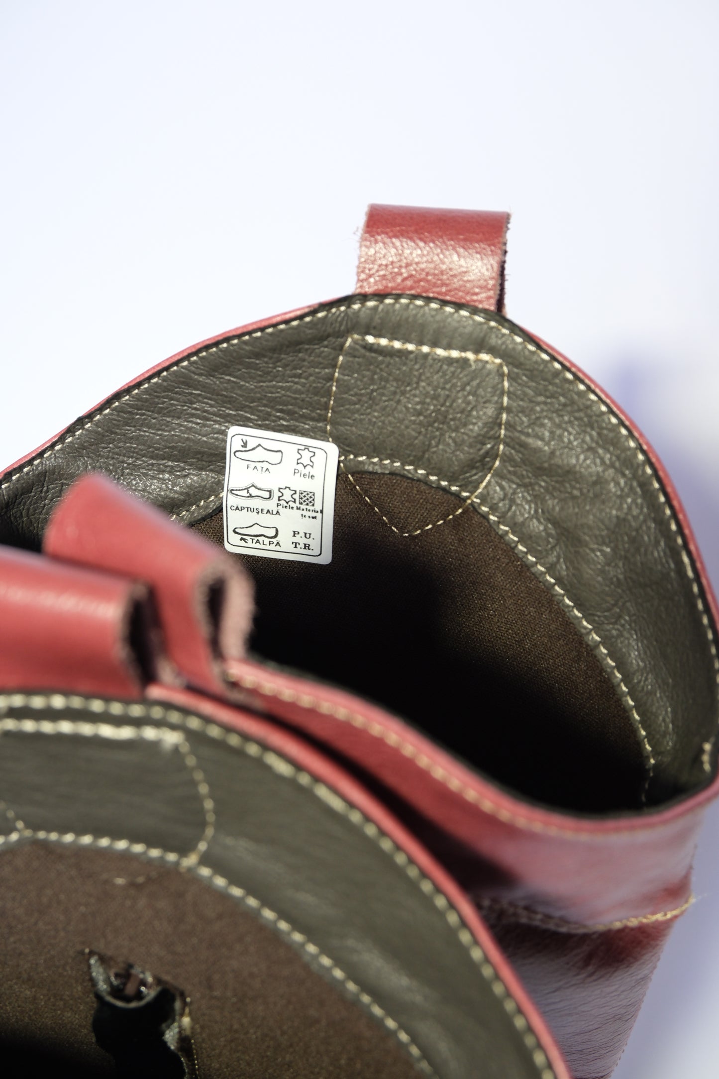 Cizme Cowboy 566 bordo